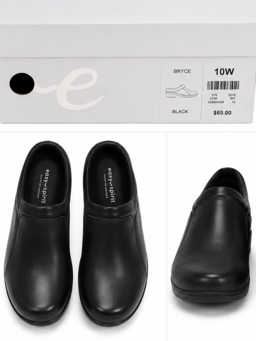 Easy Spirit Leather Clogs